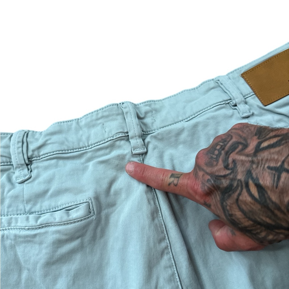 MAVI Jeans Simon Shorts Men's Size 40 Mint Green Chino Shorts Blended Material - Picture 11 of 11